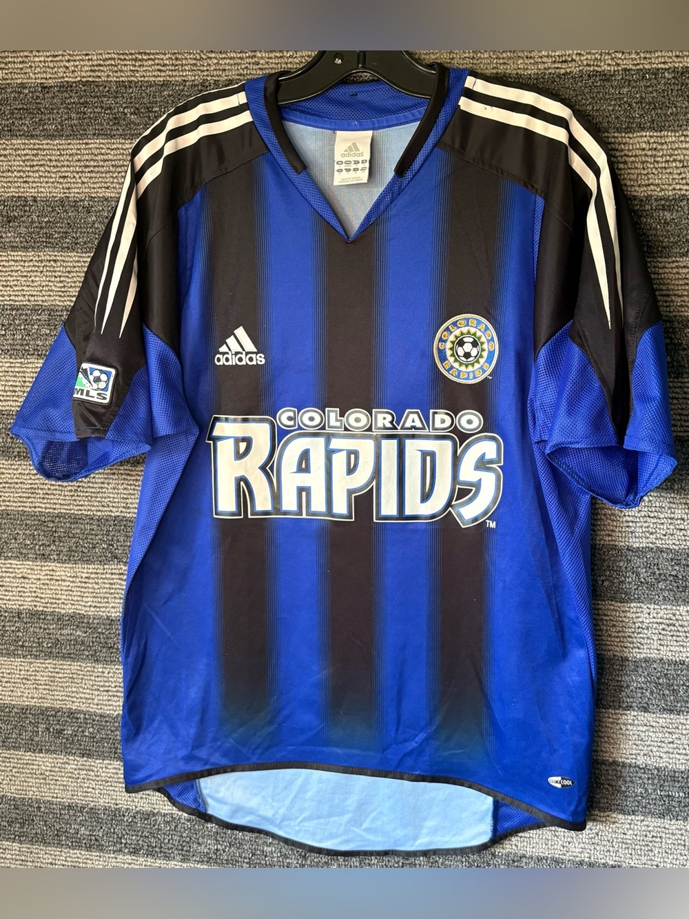 Vintage 2005 Adidas Colorado Rapids MLS Soccer Jersey Football Kit Small